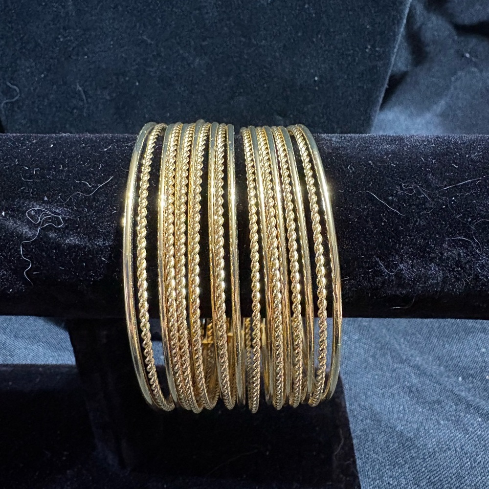 Park Lane Flair Gold Bangle Set